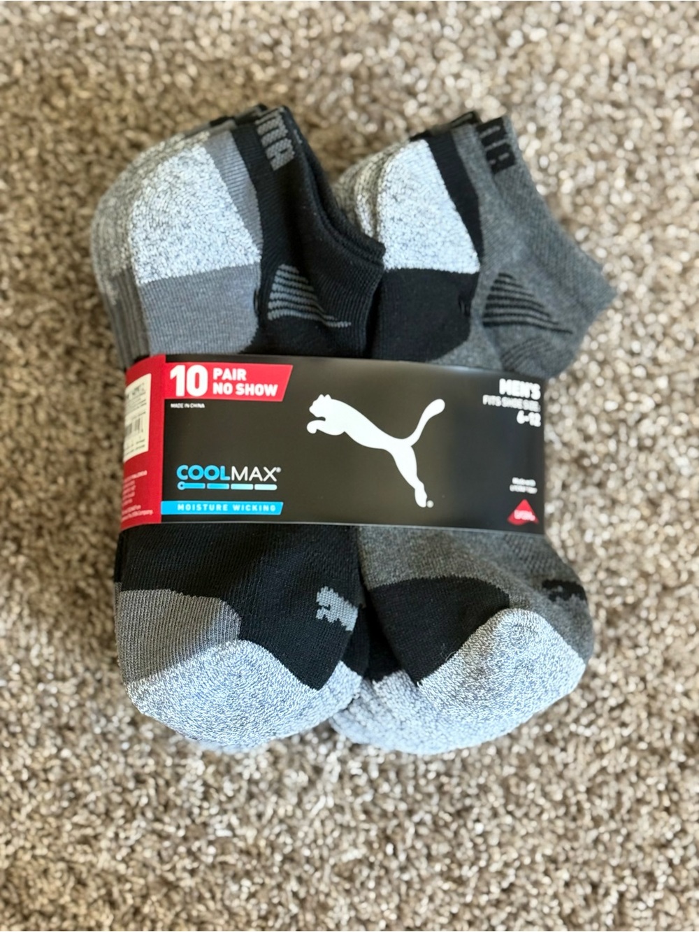 PUMA no show socks